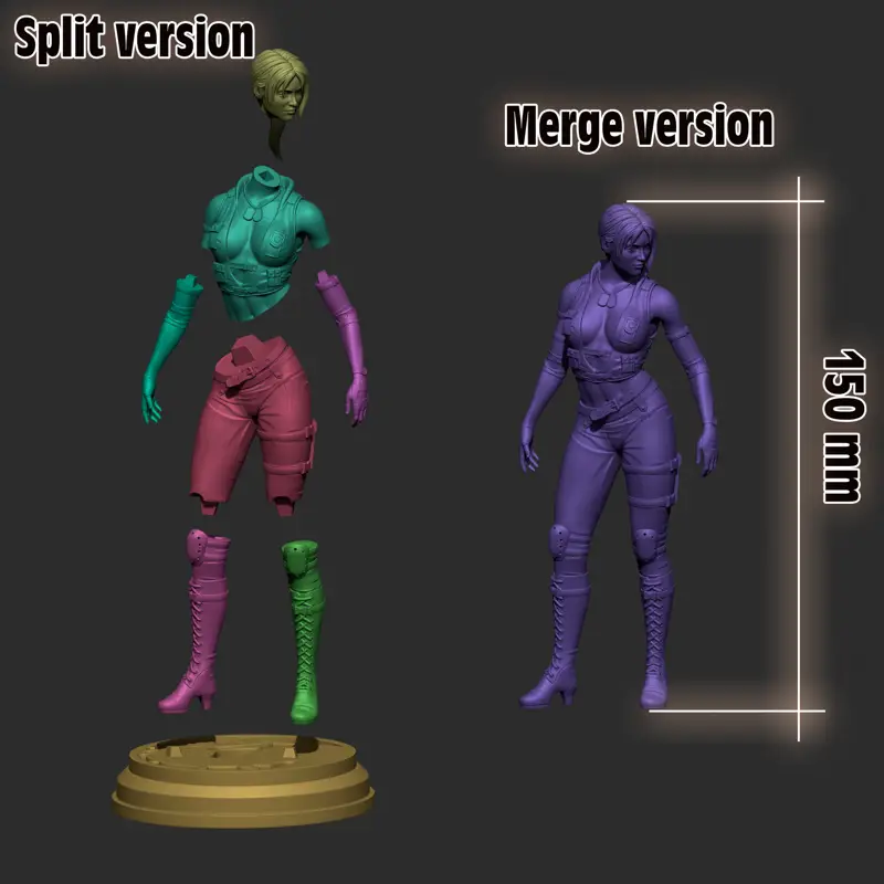 Sonya Blade (Mortal Kombat) 3D Print Model STL Files