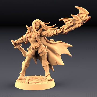 Soulless Bloodseeker Lady  3D Printing Model STL