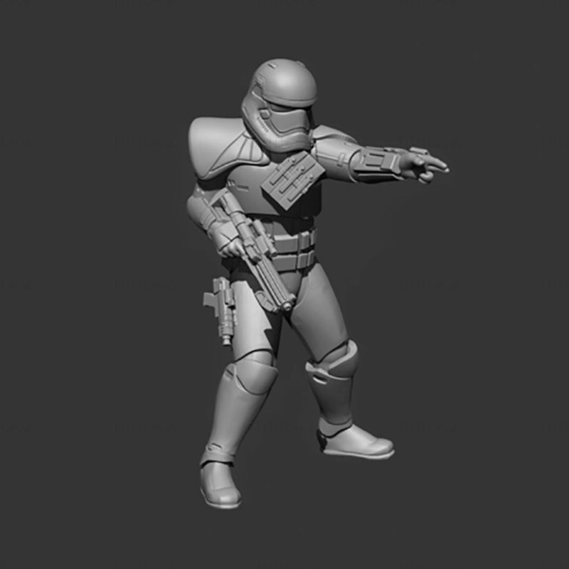 Modelo de impresión 3D del comandante del escuadrón soberano STL