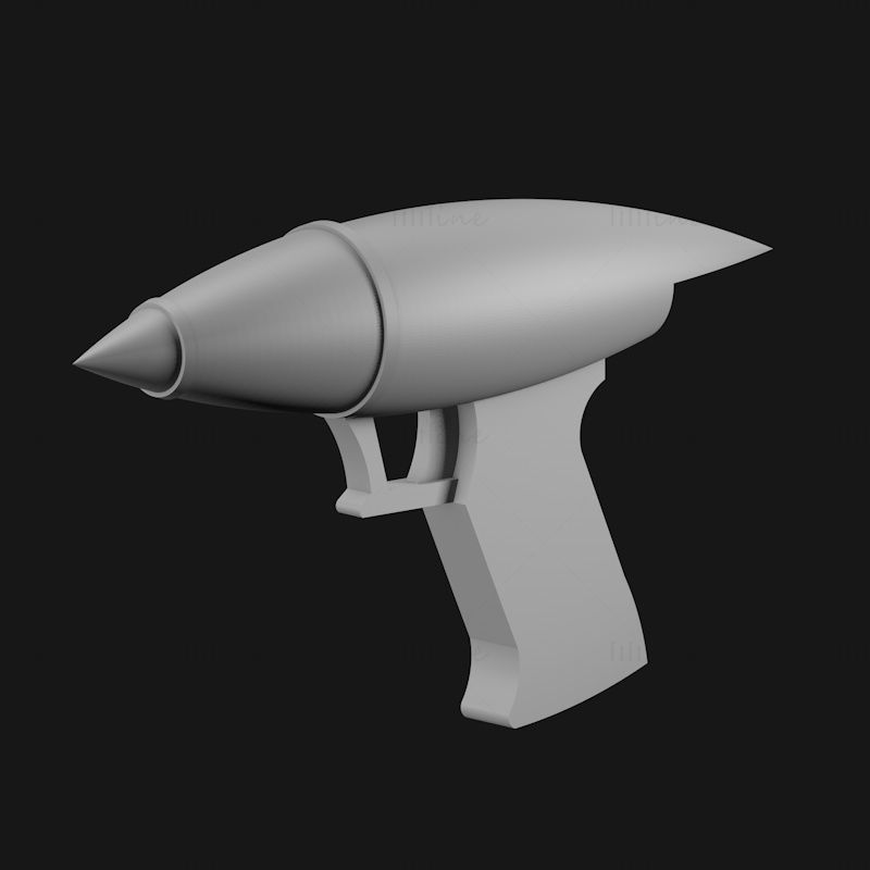Space Dandy Gun 3d-utskrift modell STL
