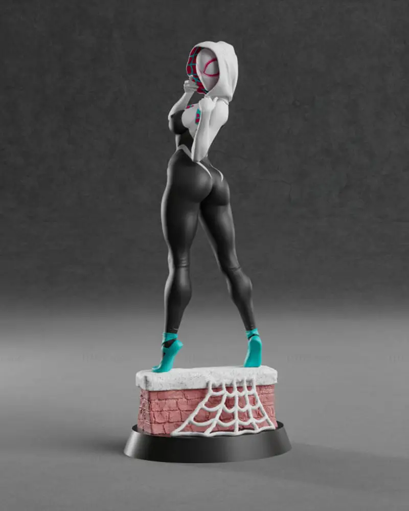 Modelo de impressão 3D Spider Gwen STL