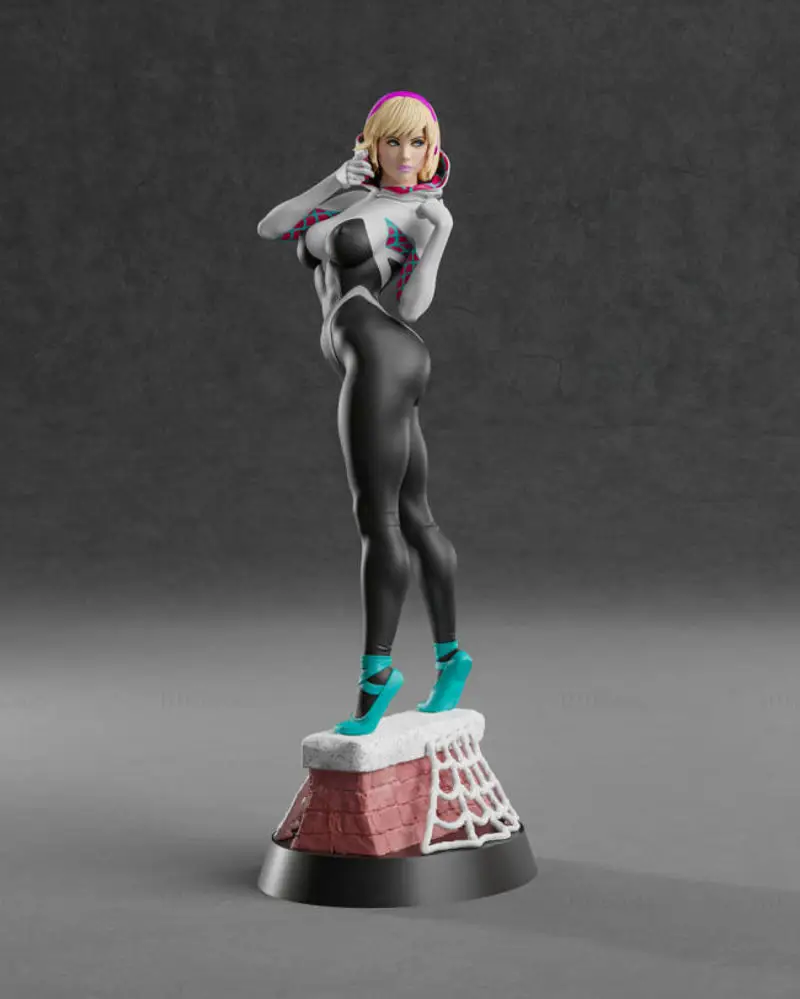 Modelo de impressão 3D Spider Gwen STL