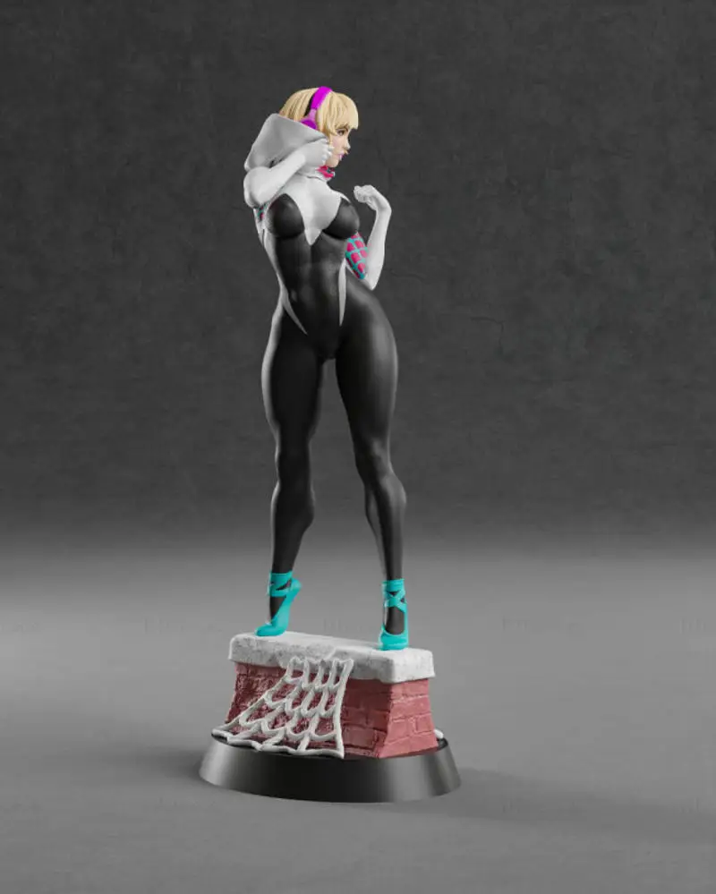 Modelo de impressão 3D Spider Gwen STL