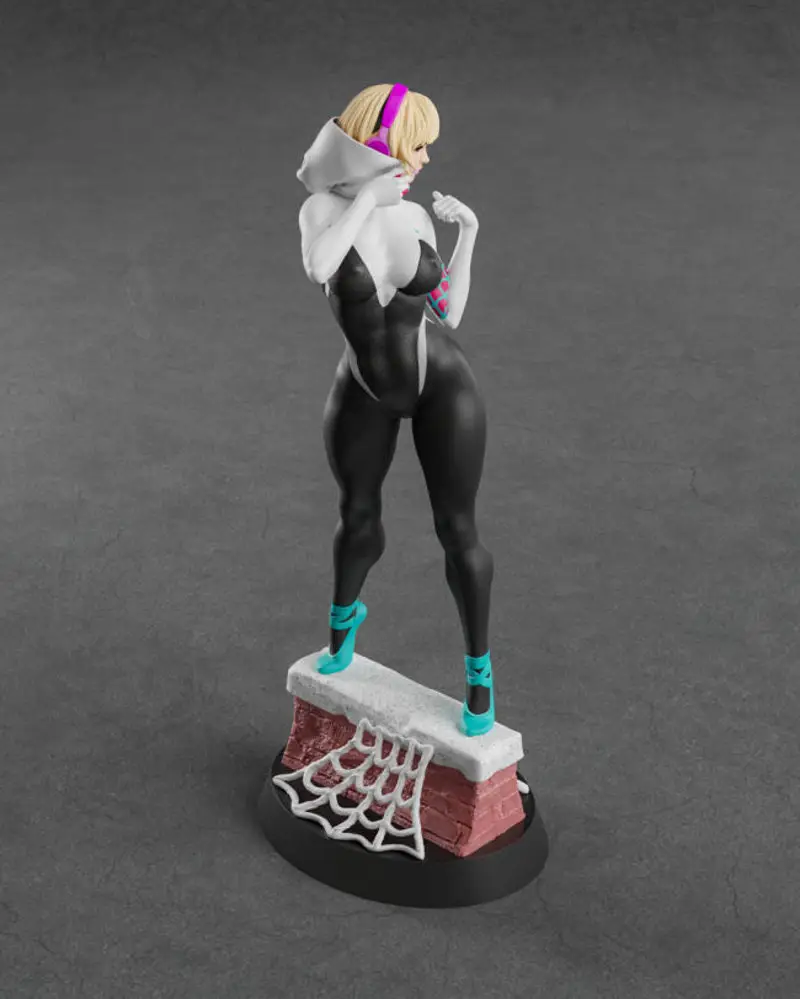 Modelo de impressão 3D Spider Gwen STL