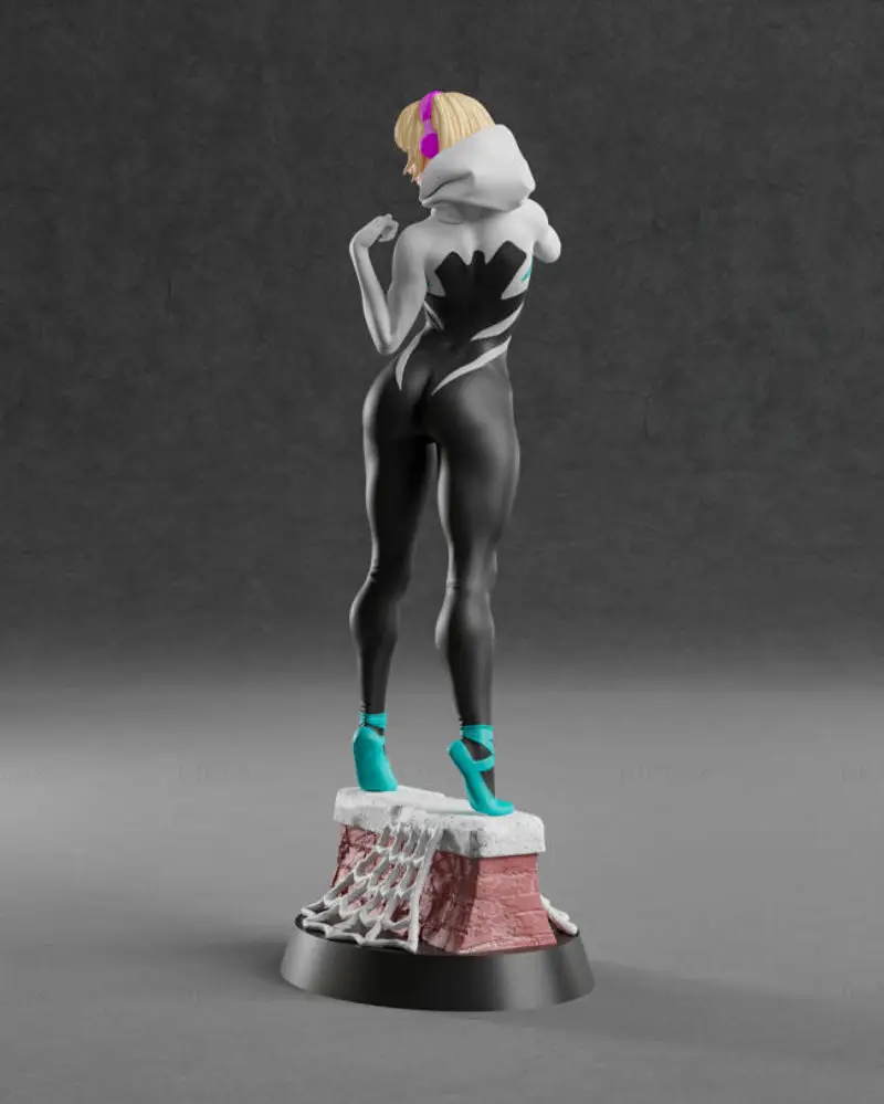 Modelo de impressão 3D Spider Gwen STL