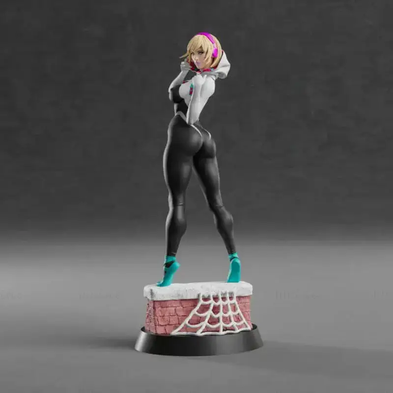 Modelo de impressão 3D Spider Gwen STL