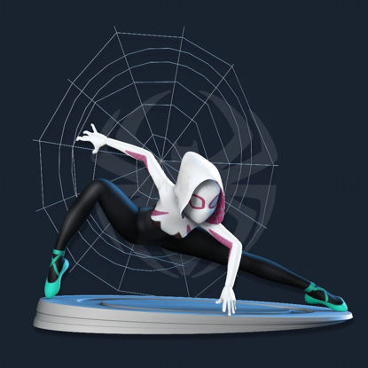 Spider Gwen  Statues 3D Model Ready to Print