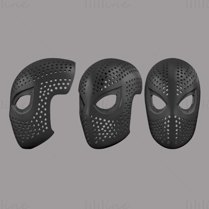Spider-Man-Maske 3D-Druckmodell
