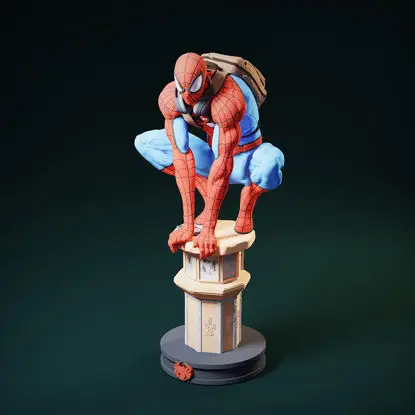 蜘蛛侠 3D 模型已准备好打印