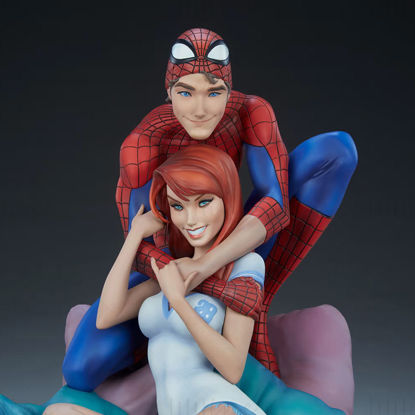 Spiderman e Mary Jane Modello 3D pronto per la stampa STL