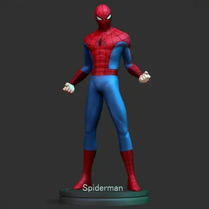 Spiderman klassiek 3D printmodel STL