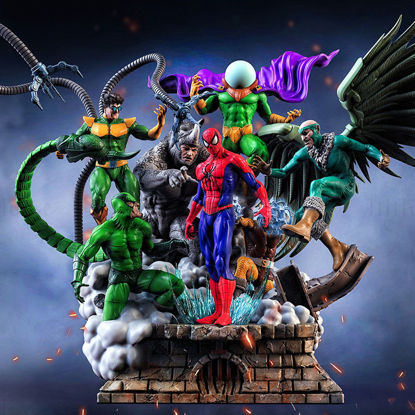 Spiderman Diorama 3D Model Ready to Print
