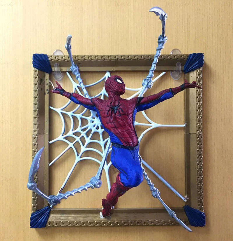 Spiderman Endgame 3Dモデル STLを印刷する準備ができました