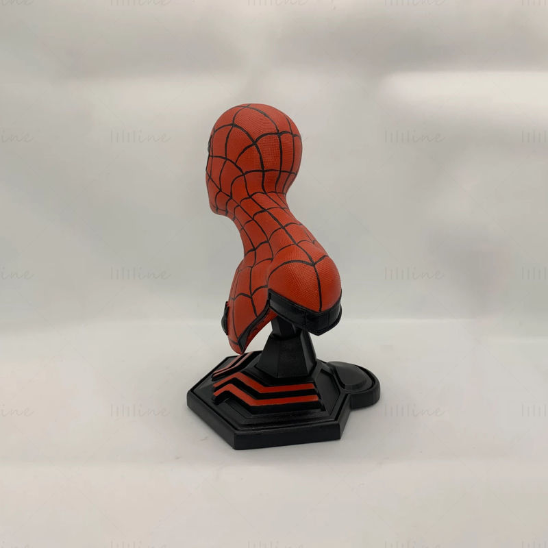 Spiderman Home Coming Bust 3D Model Ready to Print STL