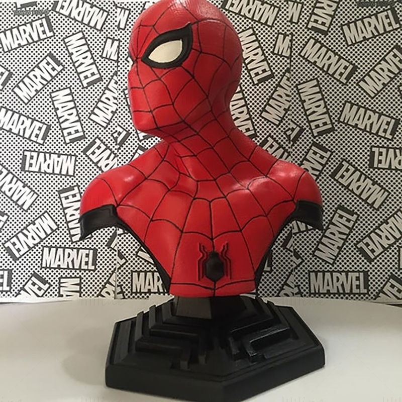 Spiderman Home Coming Bust مدل سه بعدی آماده چاپ STL