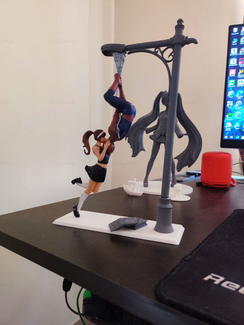 Spiderman Love 3D Model Ready to Print