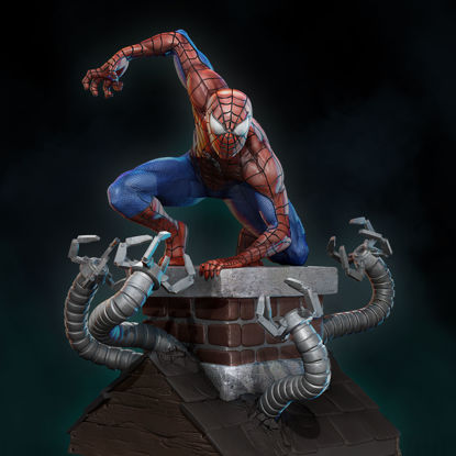 3D модел на статуи на Spiderman Marvel 2020, готов за печат STL