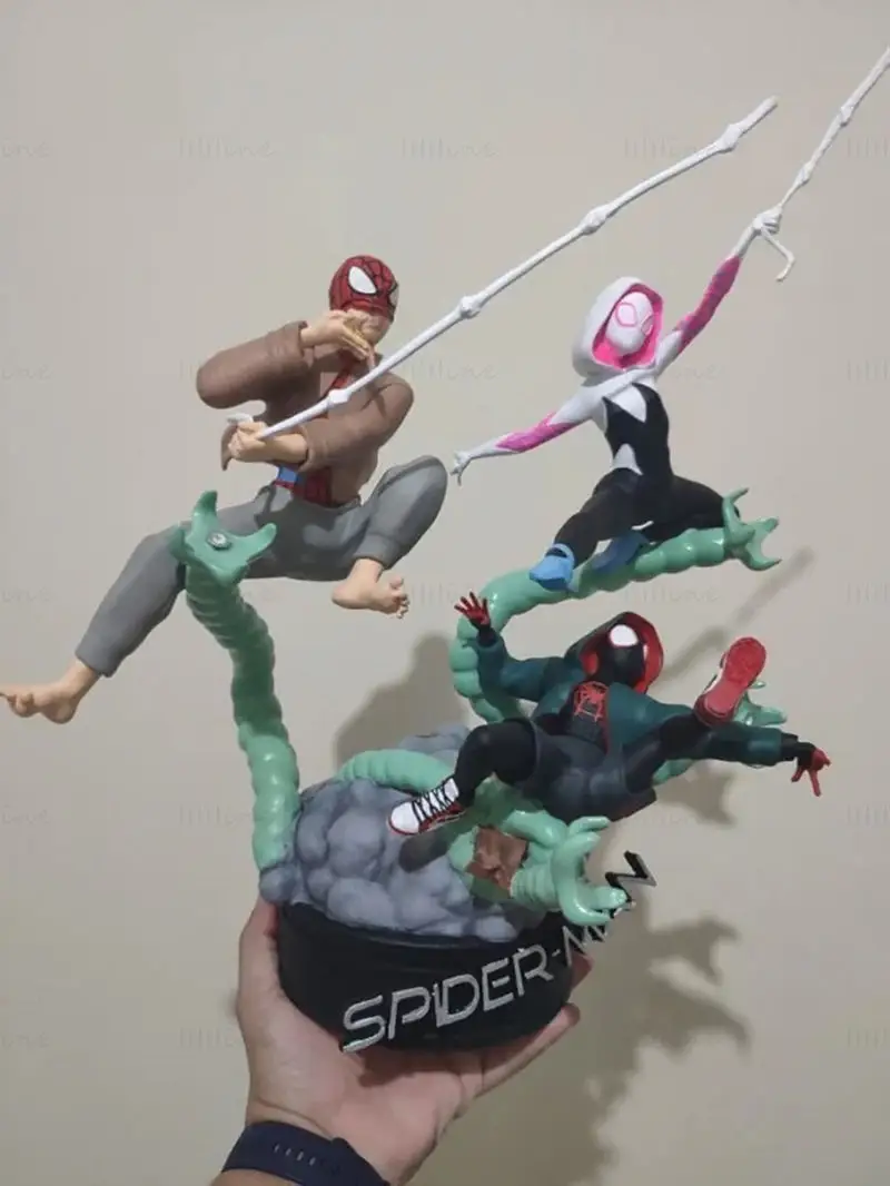 Spiderman Multiverse 3D-utskriftsmodell STL