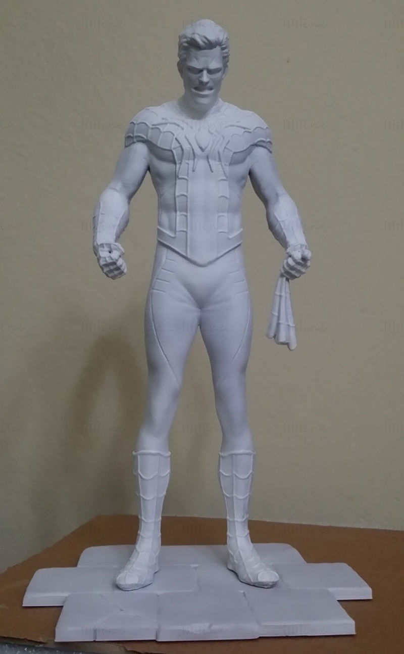 Spiderman - Peter Parker 3Dモデル STLを印刷する準備ができました