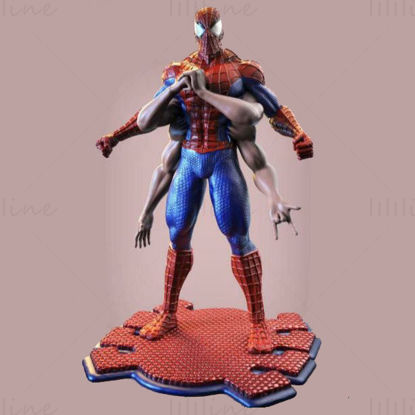Spiderman Six Arm 3D Model Ready to Print