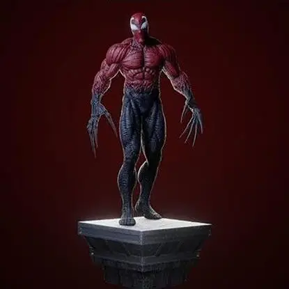 Spiderman Toxin 3D-utskriftsmodell STL