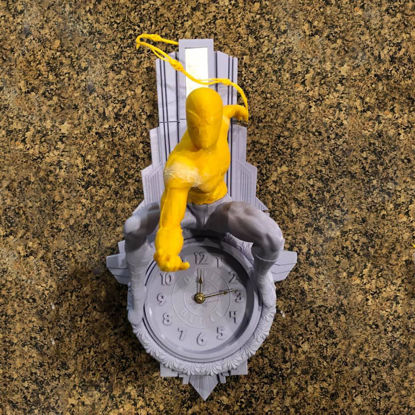 ساعت دیواری مرد عنکبوتی مدل سه بعدی آماده چاپ STL