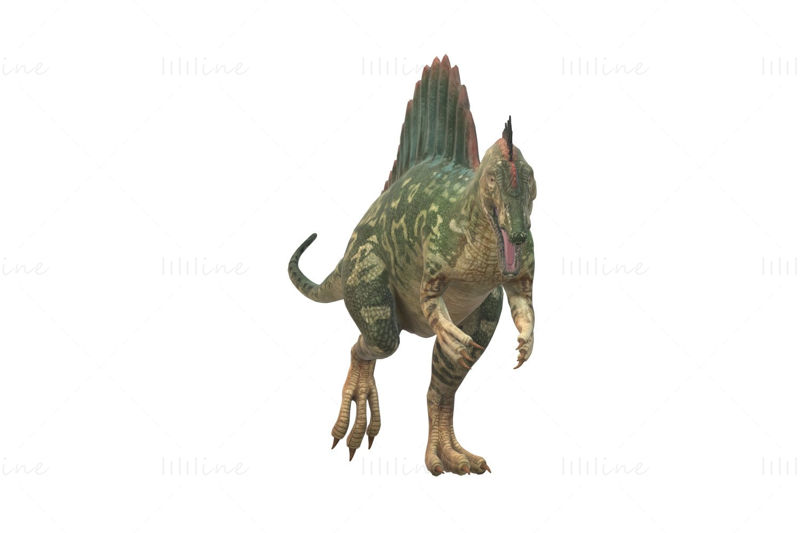 Spinosaurus Dinozor 3D Modeli Yazdırmaya Hazır
