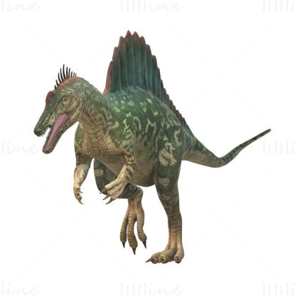 Modelo 3D de dinossauro espinossauro pronto para imprimir