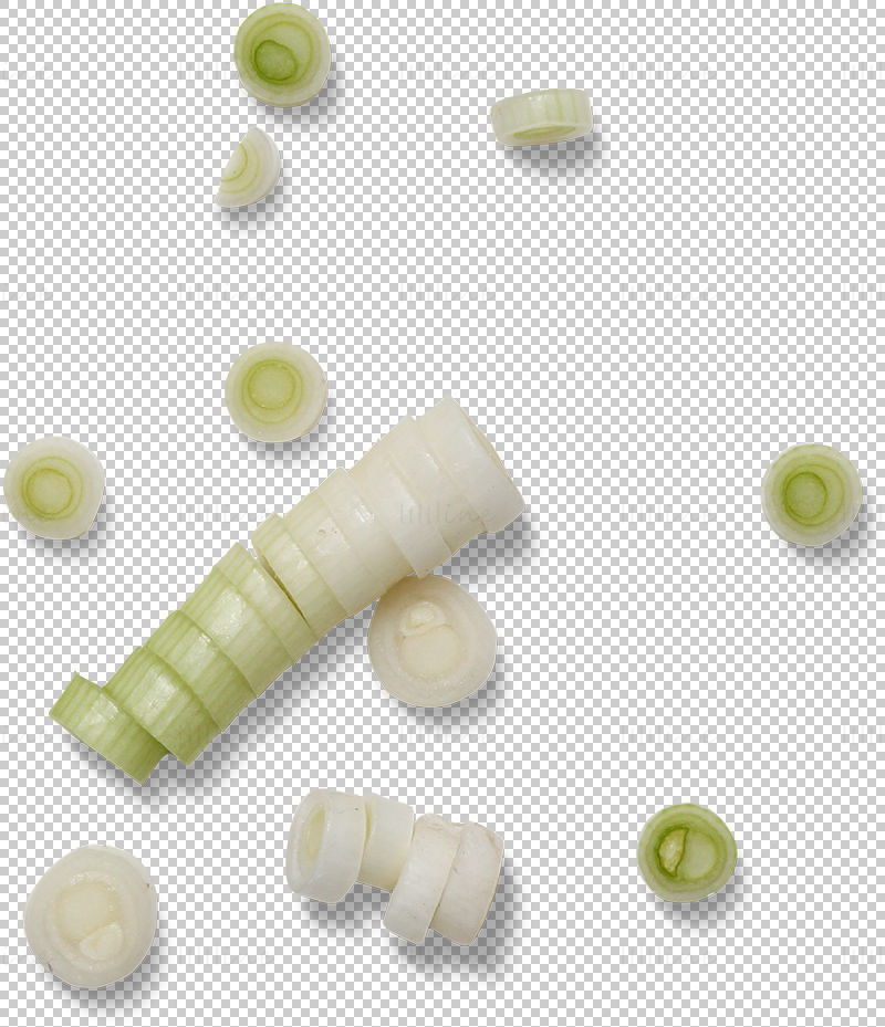 Spring onion slices png