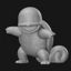 Squirtle 3d printing model