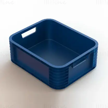 Stackable Storage Box Capacity 18 Liters 3D Printing Model STL