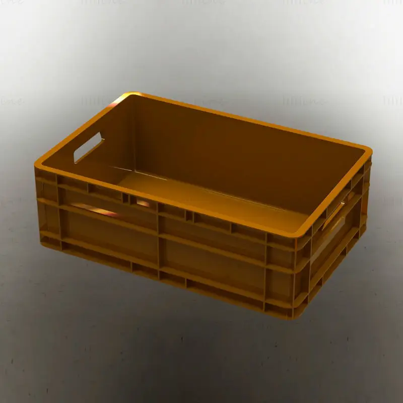 Stackable Storage Box Capacity 40 Liters 3D Printing Model STL