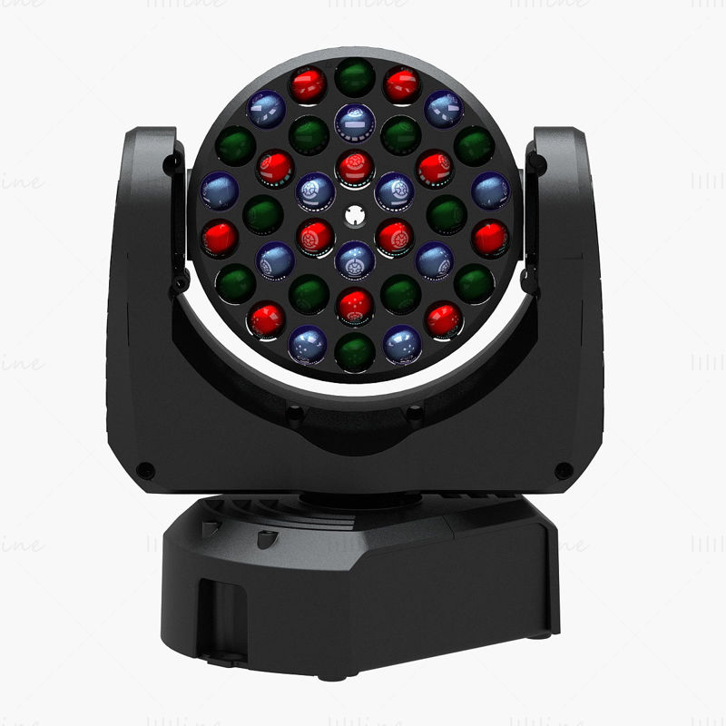 Stage Light 3D modell 12