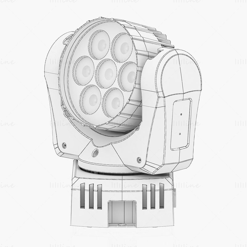 舞台灯3D模型4