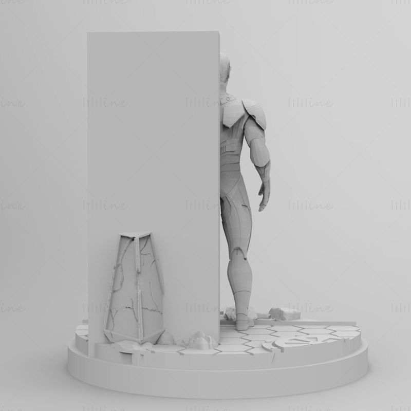 Stan Lee 2018 3D Model Ready to Print STL