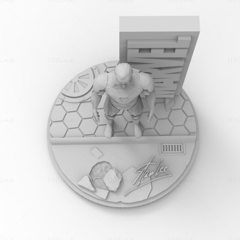 Stan Lee 2018 Modelo 3D Listo para imprimir STL