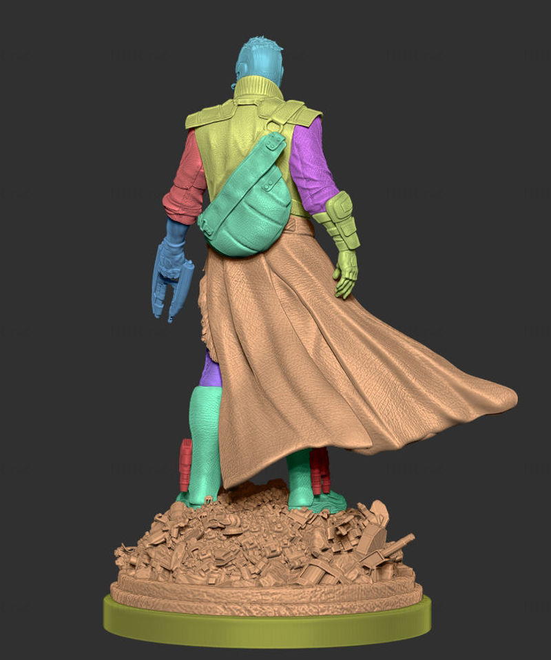 3D-модель статуй звездного лорда Питера Квилла готова к печати
