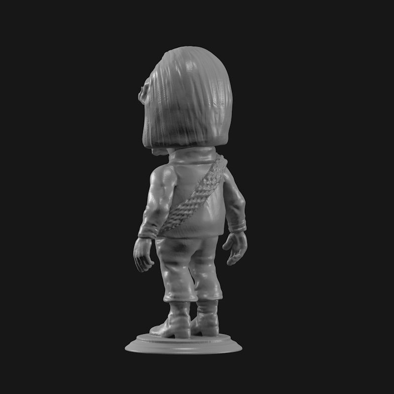 Star trek worf CHIBI 3d print model