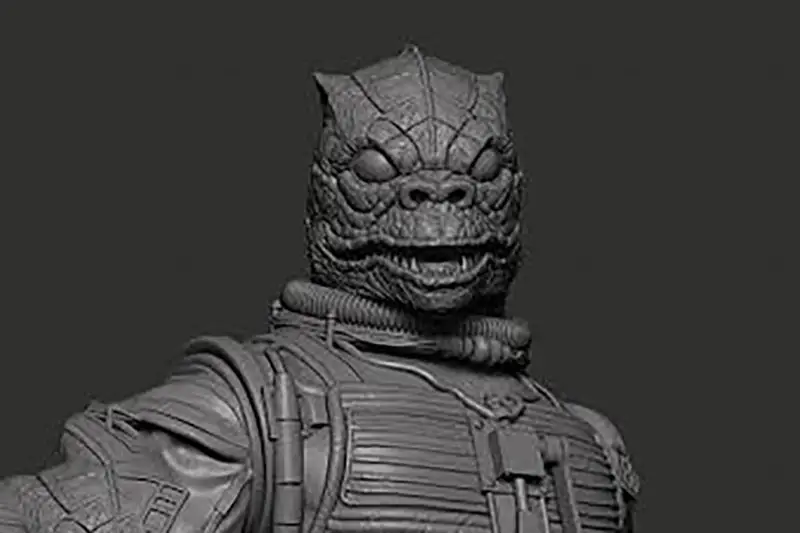 Star Wars Bossk Mask 3D Print Model STL