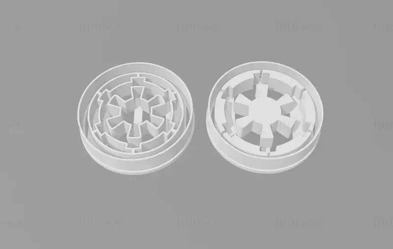 Star Wars Cookie Cutter 3D Print Model