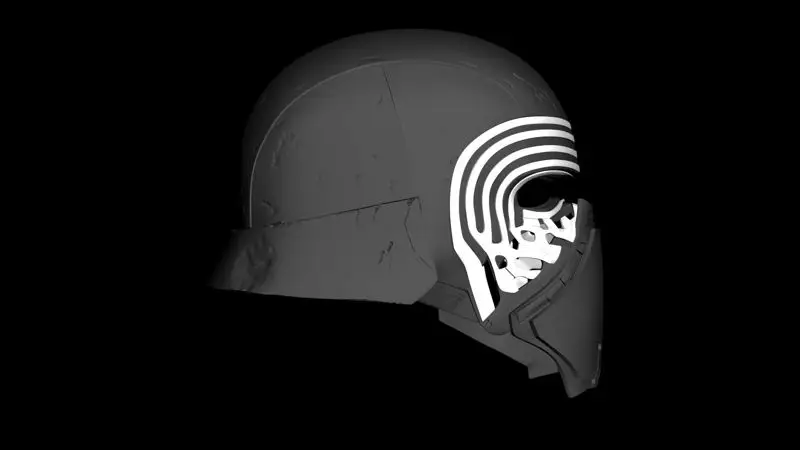 Star Wars Kylo Ren Helmet 3D Print Model STL Files