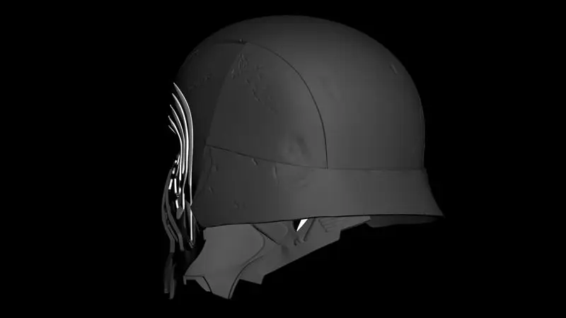 Star Wars Kylo Ren Helmet 3D Print Model STL Files