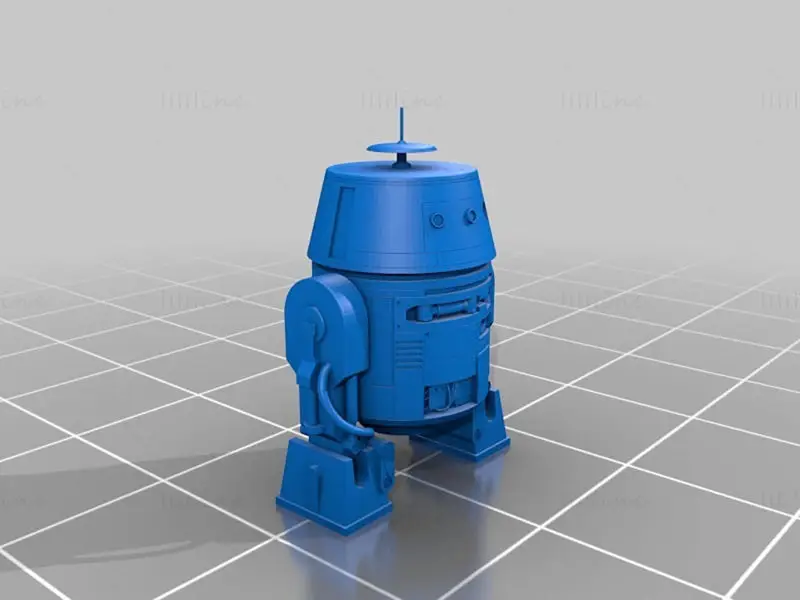 Star Wars Legion Ölçekli Droid Figürleri 3D Baskı Modeli Koleksiyonu