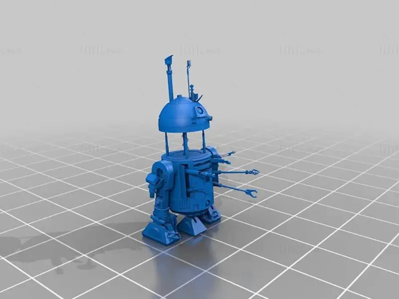 Star Wars Legion Ölçekli Droid Figürleri 3D Baskı Modeli Koleksiyonu