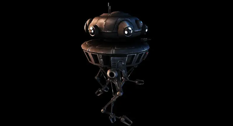 Star Wars Probe Droid-figuren 3D-printmodel STL