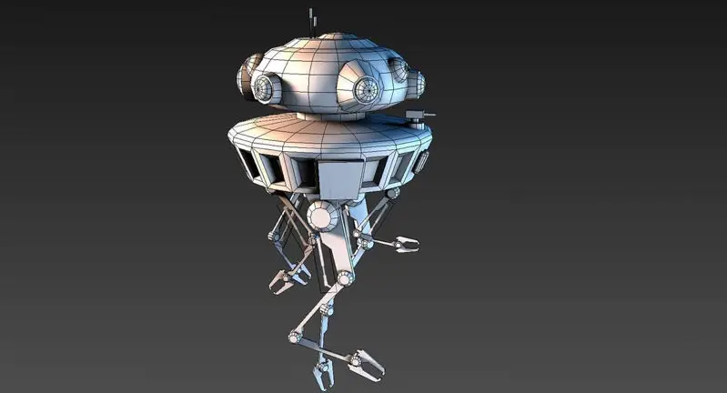 Star Wars Probe Droid-figuren 3D-printmodel STL