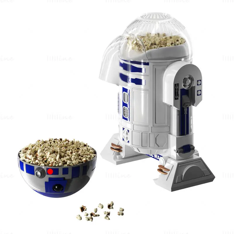 Star Wars R2D2 Popcorn Maker 3D Model