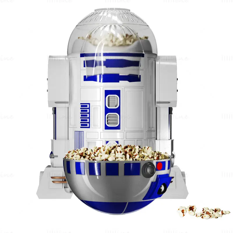 Star Wars R2D2 Popcorn Maker 3D Model