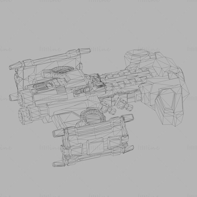 StarCraft Hyperion 3D-Druckmodell STL