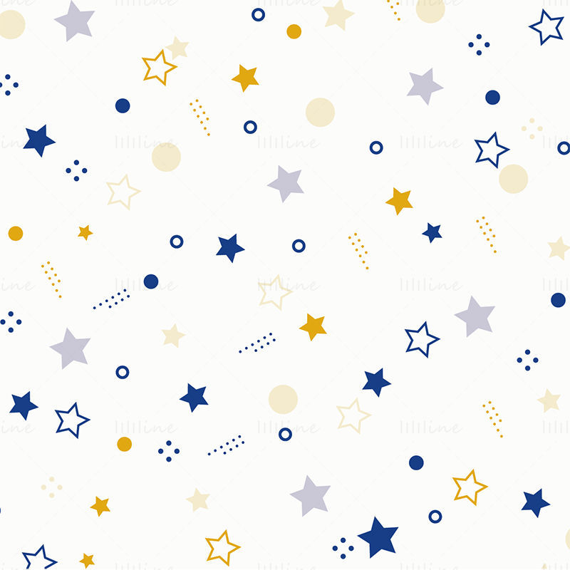 Stars pattern vector background
